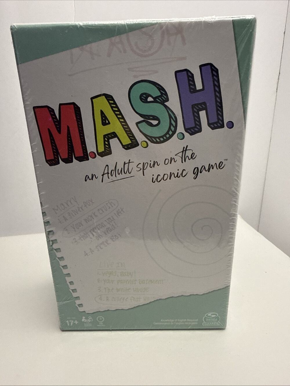 M.A.S.H. Board Game An Adult Spin On The Iconic Game Factory Sealed New